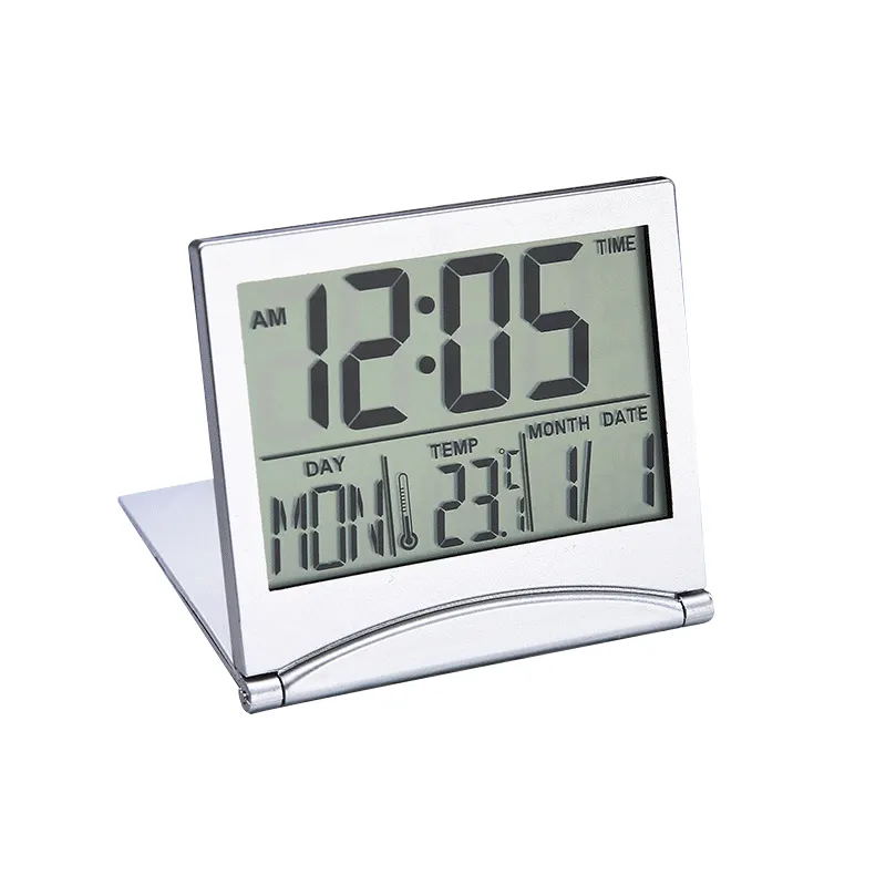 Jam Flip Digital Alarm Retro hari kecil kalender titisan layar meja produsen