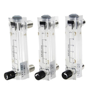 易于安装lzm玻璃管流量计气体面板安装空气转子流量计 - Product Image 1