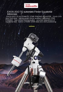 Maxvision天体望遠鏡三脚EXOS-2赤道マウント2インチ鋼三脚、GOTOとSkywatcher HEQ5 22031に相当 - Product Image 3