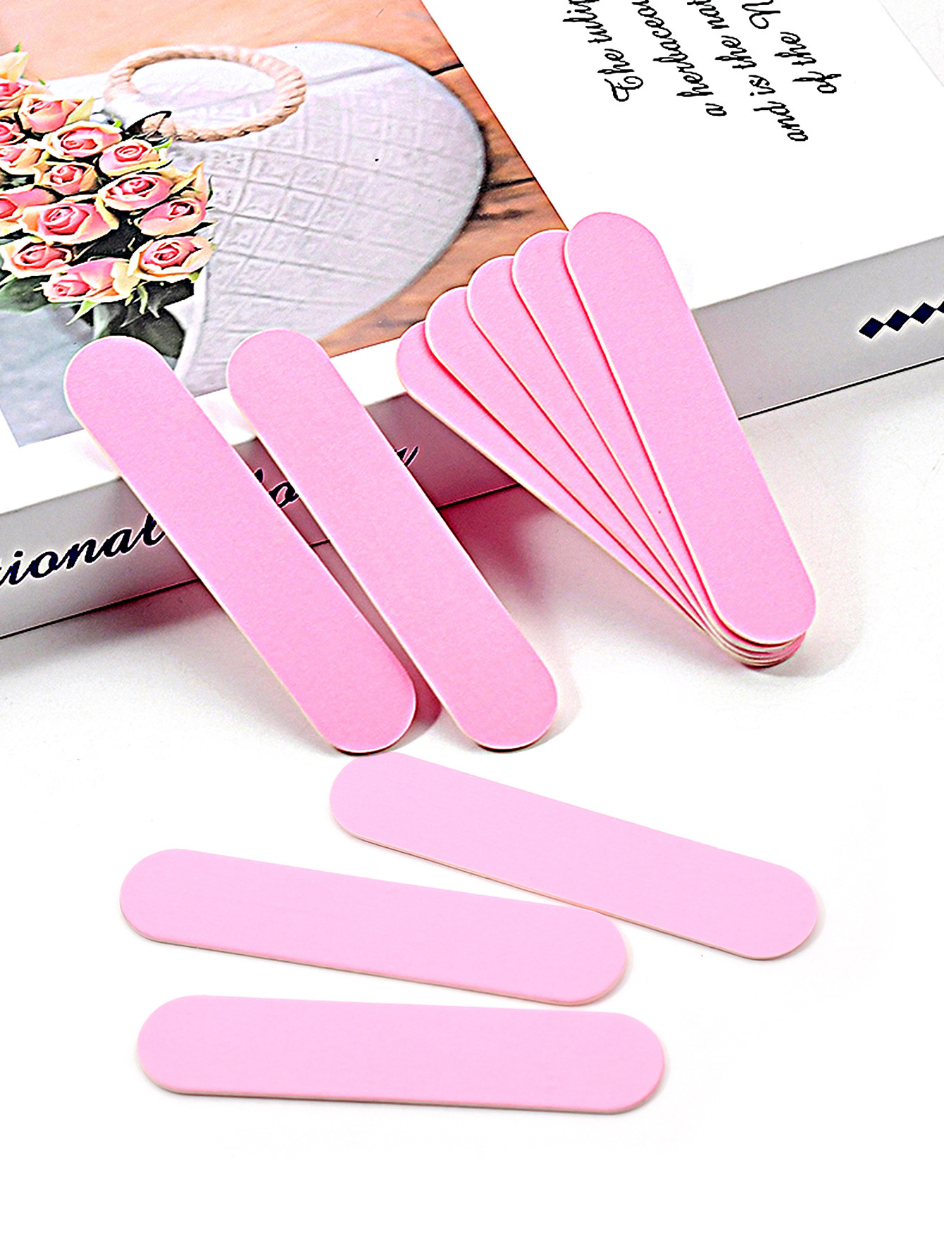 Lima de madera rosa de 9 cm