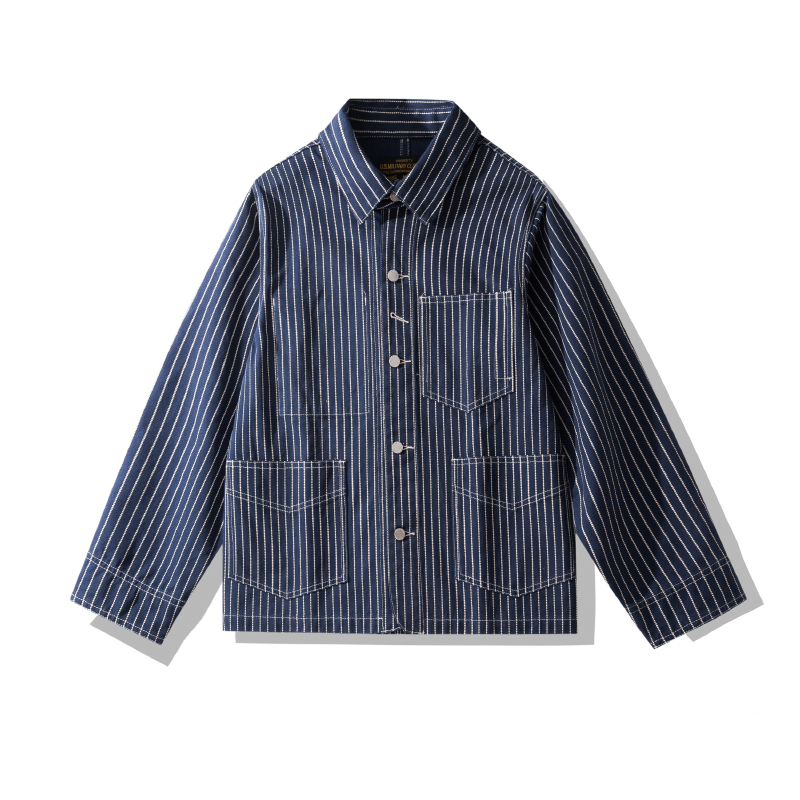 Dark blue stipe