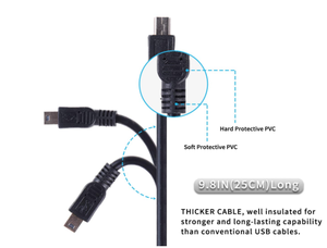 USB 2.0 Mini B 5-Pin erkek mikro dişi Charing & Sync adaptörü kablo kordonu otomobil için kullanılan veri kaydedici Mini USB P - Product Image 3