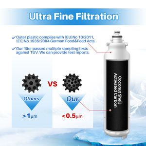 Nsf chứng nhận nhựa kích hoạt bộ lọc carbon Cartridge tương thích 134a adq73613401 cho hộ gia đình sử dụng tủ lạnh nước Bộ lọc - Product Image 2