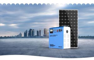 Kit de sistema de energía solar doméstico fuera de la red portátil de 1KW Controlador PWM todo en uno Generador solar para uso doméstico - Product Image 3