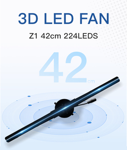 42cm 3DホログラムプロジェクターLEDファン回転アニメーション広告ディスプレイSDカード付き広告機器 - Product Image 4