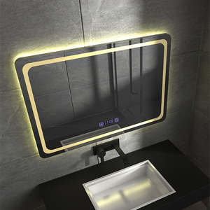 Contemporâneo Anti-Fog LED espelho banheiro retangular Frameless iluminado parede Smart <span class=keywords><strong>Mirror</strong></span> Design moderno para hotéis