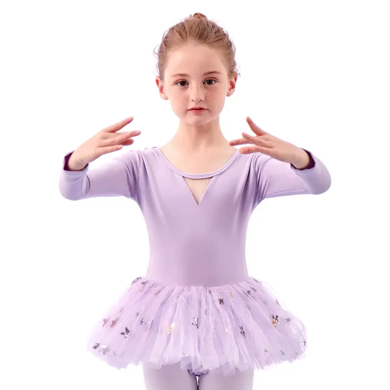 Pds339 Venta al por mayor barato de alta calidad niños niñas lindo diseño niños vestido de ballet