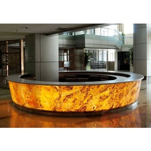 Fantezi high end saydam mermer taş ev yapımı şarap mini bar sayacı bar mobilya bar tezgahı tasarım - Product Image 2