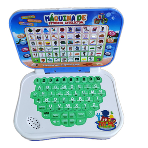 Jinming Hot Sale Kids <strong>Computer</strong> Toy English and Spanish Early Education Learning Machine for Children