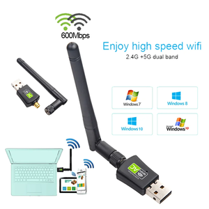 Logo personalizzato AC600 Wifi USB adattatore USB 2.0 Driver senza fili Dongle Mini Computer scheda di rete ricevitore - Product Image 6