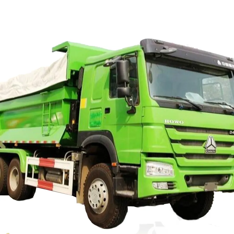 Feito na China Sinotruk Howo 12 Wheeler 8X4 Sand Tipper Truck Para Venda Em Dubai