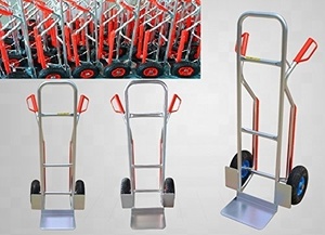 2024新しいスタイル本当に丈夫で長期的な使用アルミニウム構造ハンドトロリーカート - Product Image 5