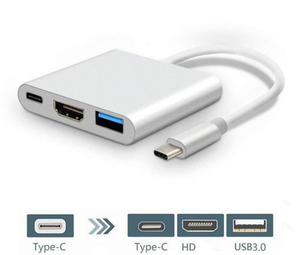 <strong>Type</strong> <strong>c</strong> 3in1 <strong>Adapter</strong> to <strong>USB</strong> 3.0+hdtv+<strong>Type</strong> <strong>C</strong> Reader <strong>Usb</strong> Hub for Most Devices for ipad - Product Image 4