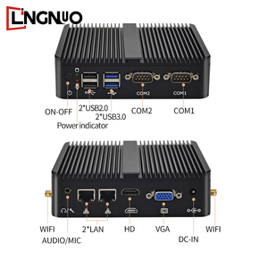 คอมพิวเตอร์ขนาดเล็ก Intel J1900 2 LAN อุตสาหกรรม12V กล่องคอมพิวเตอร์ขนาดเล็กที่มี HDD - Product Image 6