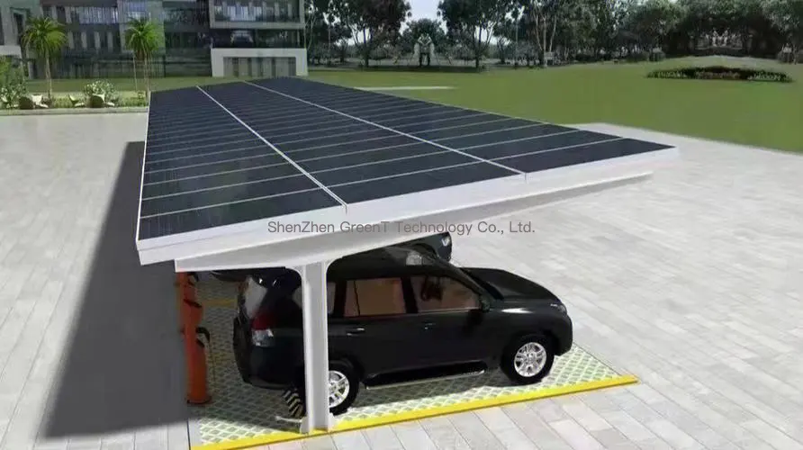 هيكل تثبيت بالطاقة الشمسية لمرفأ السيارات مرفأ سيارات يعمل بالطاقة الشمسية