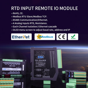 <strong>Isolation</strong> Full between Channels PT100 Modbus Tcp Io Modul Mit Ethernet Din Rail <strong>Module</strong> Io <strong>Module</strong> - Product Image 5