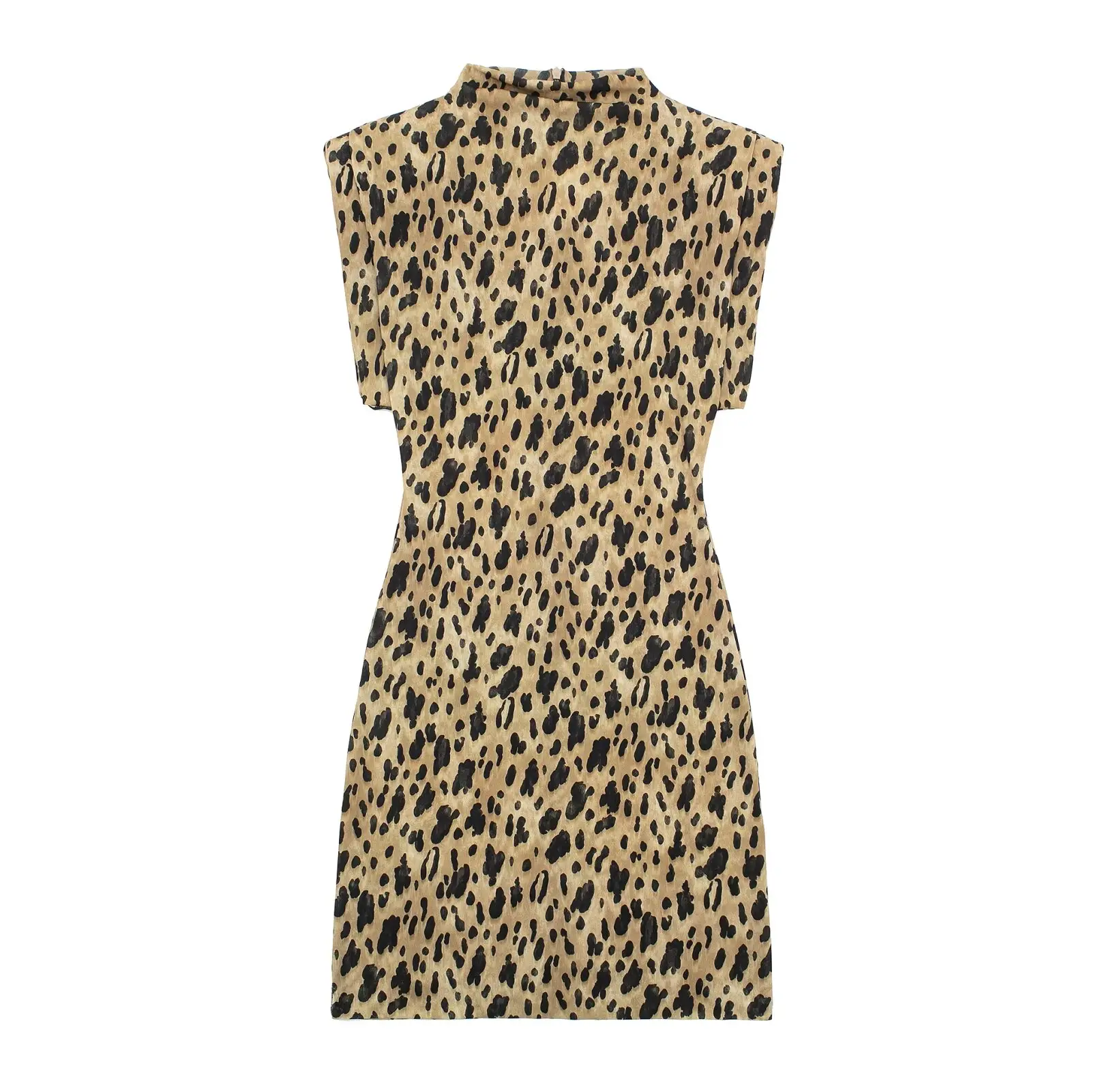 Women summer new fashion collection animal print dress retro casual chic sexy dress