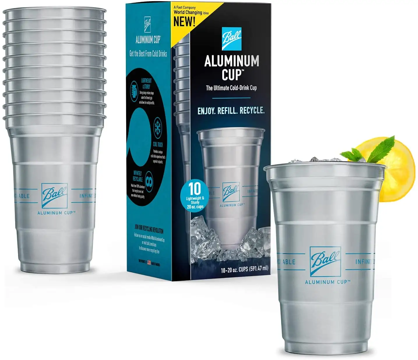 Avic — tasse pour boissons froides, ultime 100%, lavable