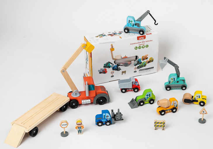 Ensemble de construction de camion plateau