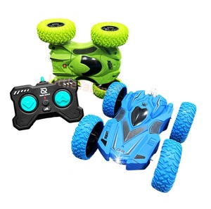 Toptan çift taraflı RC Flip 360 derece rotasyon 2.4G küçük uzaktan kumanda dublör araba RC oyuncak tırmanma Off-road RC Drift araba - Product Image 1