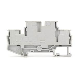 Bloques de terminales de resorte de carril DIN sin herramientas de doble capa PTTB 4 - Product Image 2
