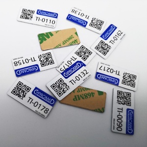 カスタム3D印刷自己粘着シリアル番号ステッカーqr/bar/upcコードロゴ金属ラベル - Product Image 5