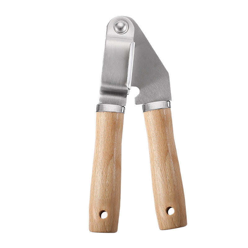 Wooden handle-Garlic press