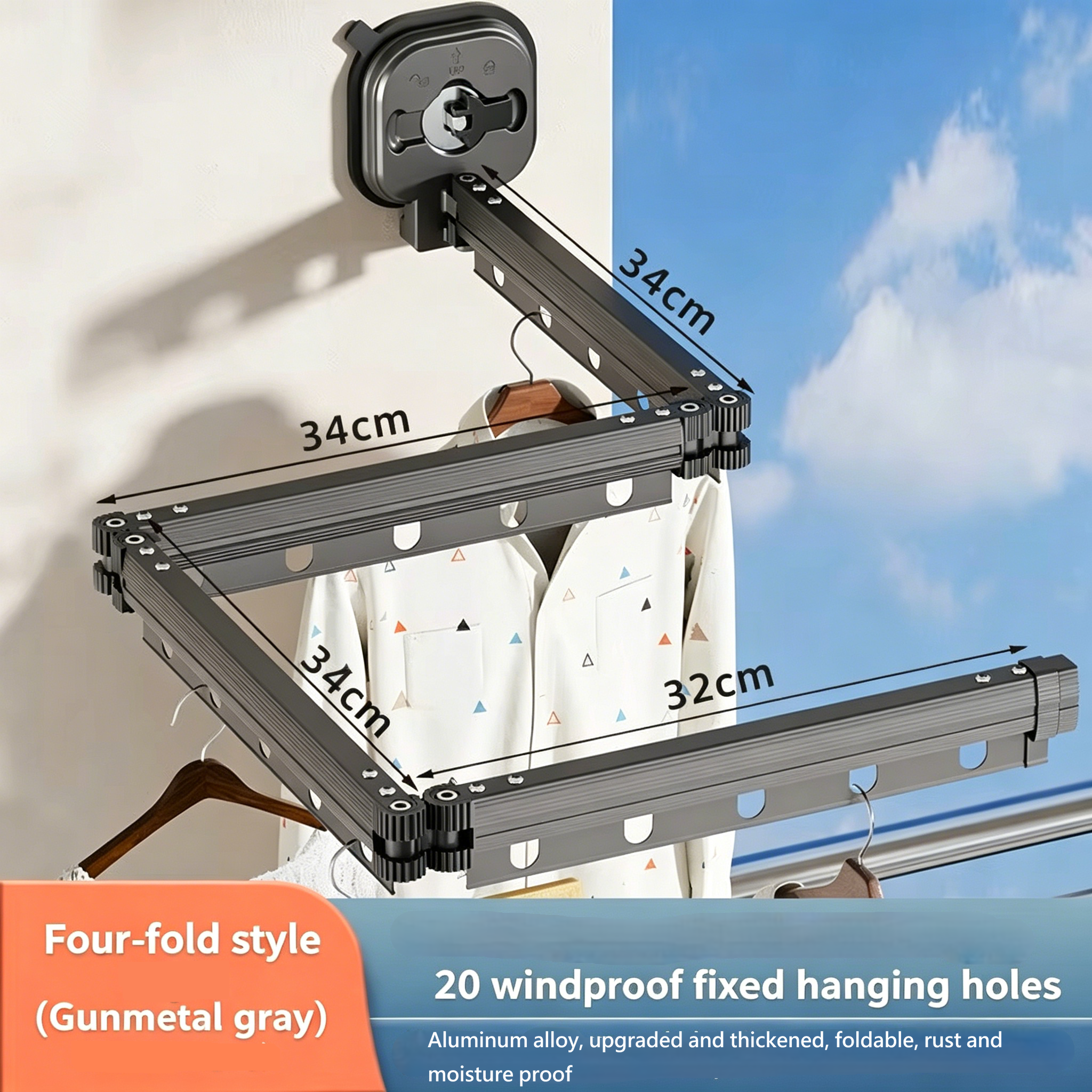 Pistolet gris-quadruple ventouse cinq fortes
