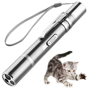 Multifunktions-Katzenjagd-Spielzeug-Wiederauf ladbarer Laserpointer mit 7 einstellbaren Mustern für Heimtier übungen und-training/ - Product Image 1