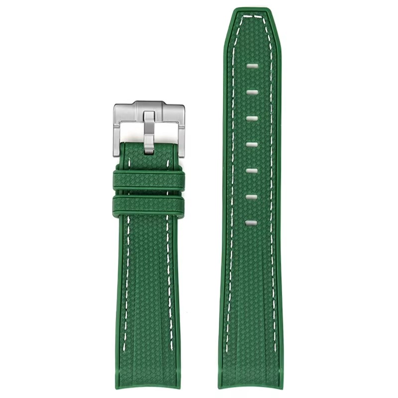 dark green++white line