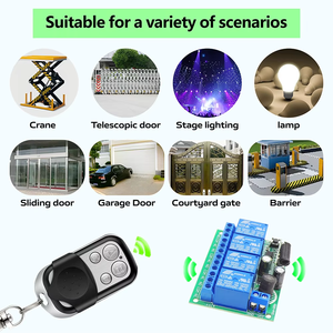 433MHz 4-Tasten-Universalfernbedienung mit großer Reichweite ABS Elektrisches Tor Garagentor Fernbedienung Duplikator Lerncode 12V RF - Product Image 3