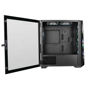 ชิ้นส่วนพาวเวอร์ซัพพลาย ATX แบบแยก,พาวเวอร์ซัพพลาย Micro ATX เมนบอร์ดสำหรับเล่นเกม PC แชสซีแผงกระจกนิรภัย - Product Image 6