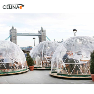 Celina çin toptan beyaz hızlı ve kolay montaj tüm hava şeffaf kubbe gazebo - Product Image 5