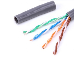 Venta caliente CAT5E 24AWG 4 pares de cable de conexión de cobre/CCA CAT5E UTP / FTP / SFTP Cable de red Lan - Product Image 2