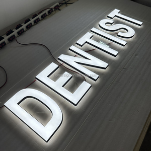 Chất lượng cao Cửa Hàng Biểu tượng dấu hiệu 3D kênh thư signage storefront Logo frontlit LED Acrylic kim loại quảng cáo dấu hiệu nha sĩ - Product Image 1