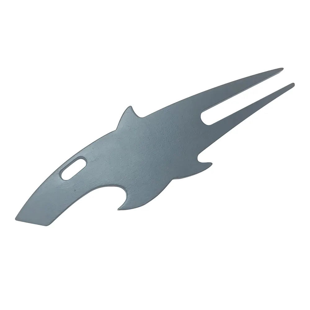 Outil de divot de golf en forme de requin ouvre-bouteille fabricant d'outils de divot en métal en vrac blanc accessoires de golf