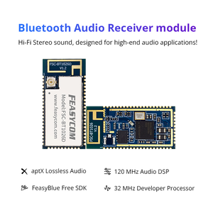 Qualcomm QCC3034 aptX Bluetooth 4.0 5.0 interfaccia analogica I2S programmabile Smart streaming modulo ricevitore audio Stereo bluetooth - Product Image 2