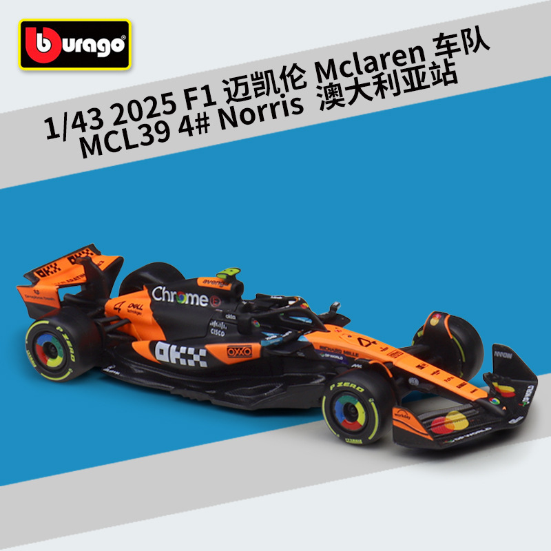 2025 McLaren Team MCL39 4 Norris Estación Australia