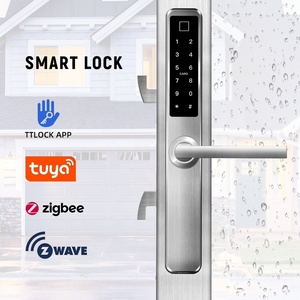 Elektronisches Riegel-Türschloss für Finger abdrücke mit Tastatur eingabe App-Überwachung Wasserdichtes automatisches Schloss für Häuser und Hotels