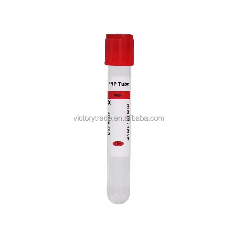 Tubo de recolección de sangre al vacío, desechable, colorido, V-MT50, 10ml