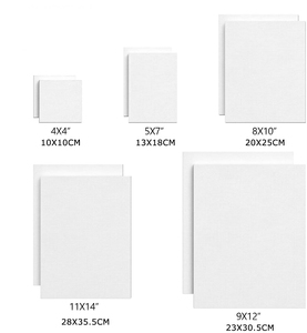 Khung tranh vải trắng nhiều kích cỡ khác nhau, dùng cho tranh sơn dầu, tranh màu nước, tranh acrylic, tranh vẽ màu trắng, vải <span class=keywords><strong>canvas</strong></span> 100% cotton, in tranh nghệ thuật, 500 cái - Product Image 5