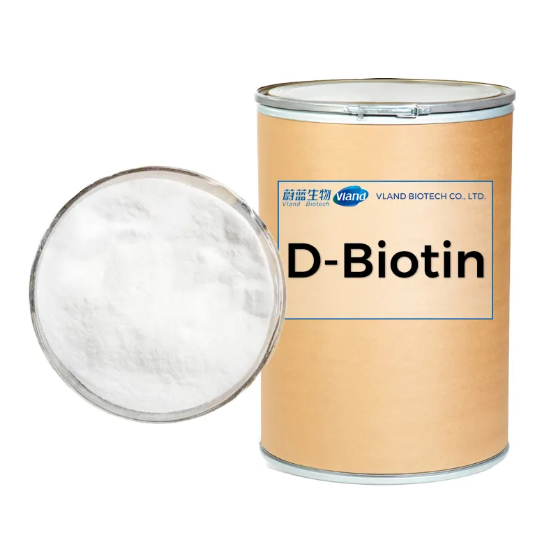 Lebensmittelqualität D-Biotin CAS 58-85-5 Nährstoff-Lebensmittelzusatzstoff