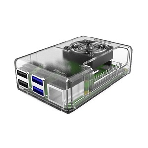 Alta calidad Raspberry Pi 4 Modelo B ABS Case Box Shell Cover se puede instalar con ventilador - Product Image 6