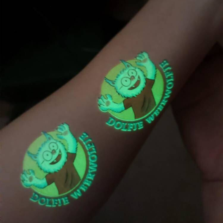 glow in the dark tattoo