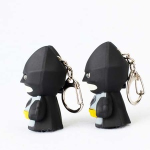LEDライト付き漫画アニメバットマンライトフラッシュキーチェーンPVC人形キーチェーン - Product Image 5