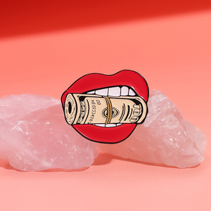 Sming Pins Sáng Tạo Mỹ Đô La Tiền Bộ Sưu Tập Men Pins Phim Hoạt Hình Tiền Giấy Nhận Giàu Trâm Cài Ba Lô Ve Áo Huy Hiệu - Product Image 5