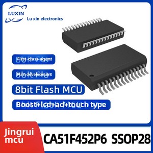 Jinrui CA51F452P6 SSOP28 Boost LCDAD Touch Chip MCU sviluppo per la masterizzazione del programma ICs