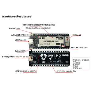 Heltec Lite ESP32-S3FN8 SX1262 Wireless Stick /WiFi/LoRa/LoRaWAN USB-Knoten-Entwicklungs kit für Arduino für Node Gateway