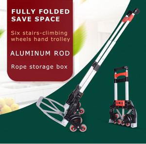 50-70kgs Nhiệm Vụ Trung Bình Có Thể Gập Lại Tay Giỏ Hàng Bạc Có Thể Gập Lại Đẩy Xe Đẩy Với Nhiệm Vụ Ánh Sáng Tải Gấp Mua Sắm Giỏ Hàng Cao Su 1 Bộ - Product Image 4