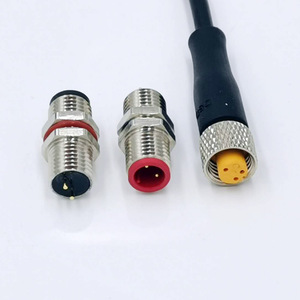 Connecteurs étanches IP68 3 4 5 8p capteur de câble soudé circulaire industriel surmoulé Aviation prises mâles et femelles M8 - Product Image 3
